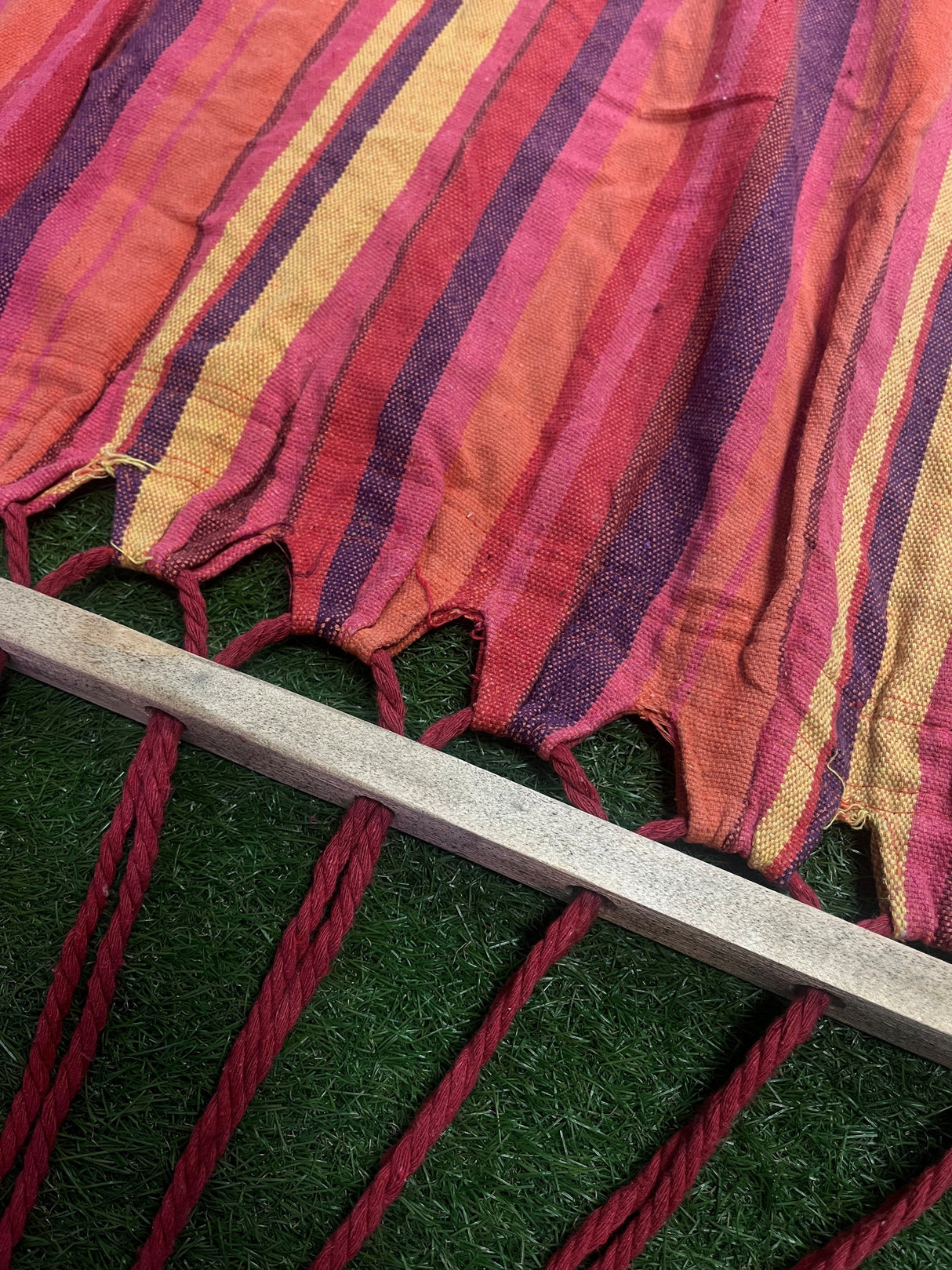 Mildew on Spreader bar of hammock