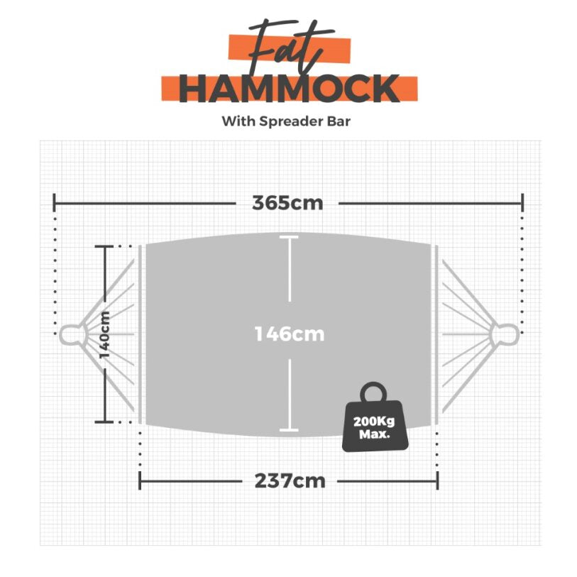 The Fat Hammock RED - Reversible