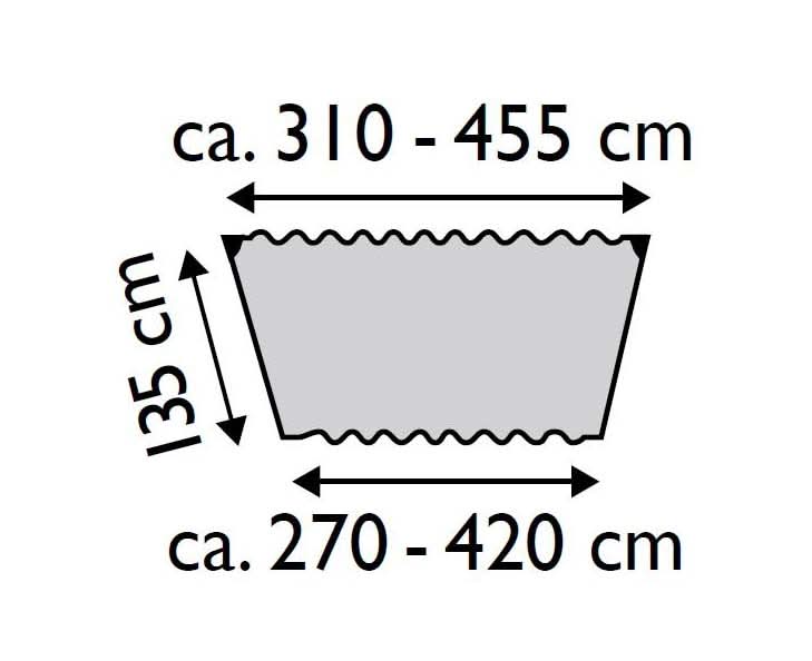 Hammock Weather Cover Dimensions L