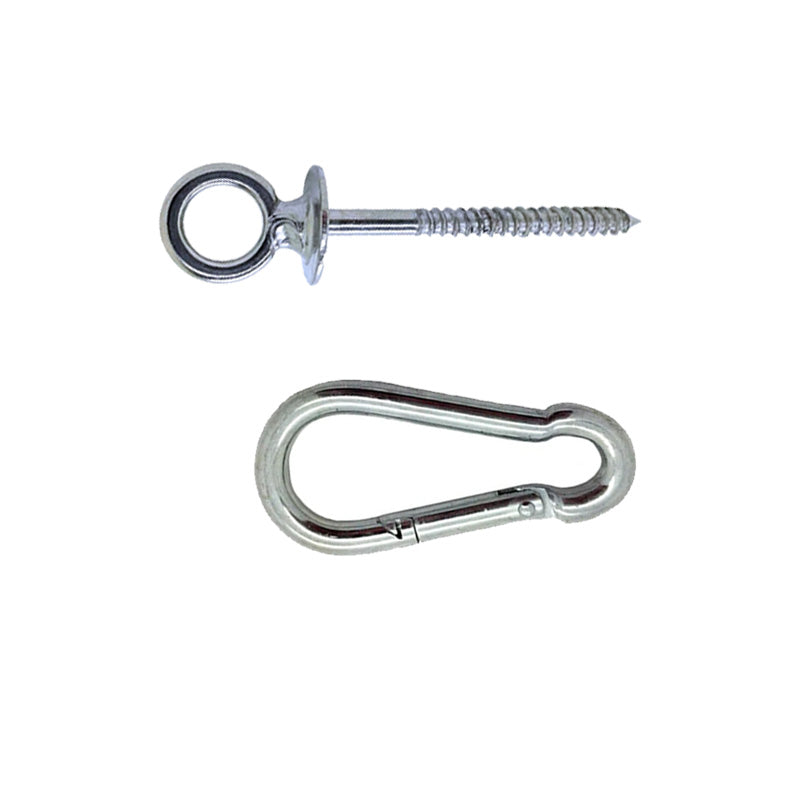 Closed Eye Bolt for Hammocks and Hanging Chairs