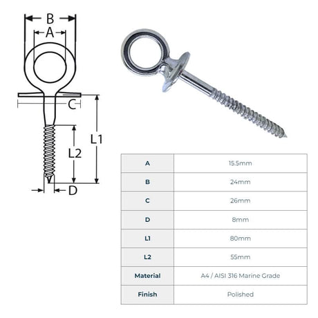 Closed Eye Bolt