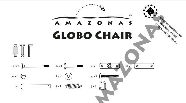 Amazonas Accessories GLOBO SINGLE CHAIR REPLACEMENT PARTS