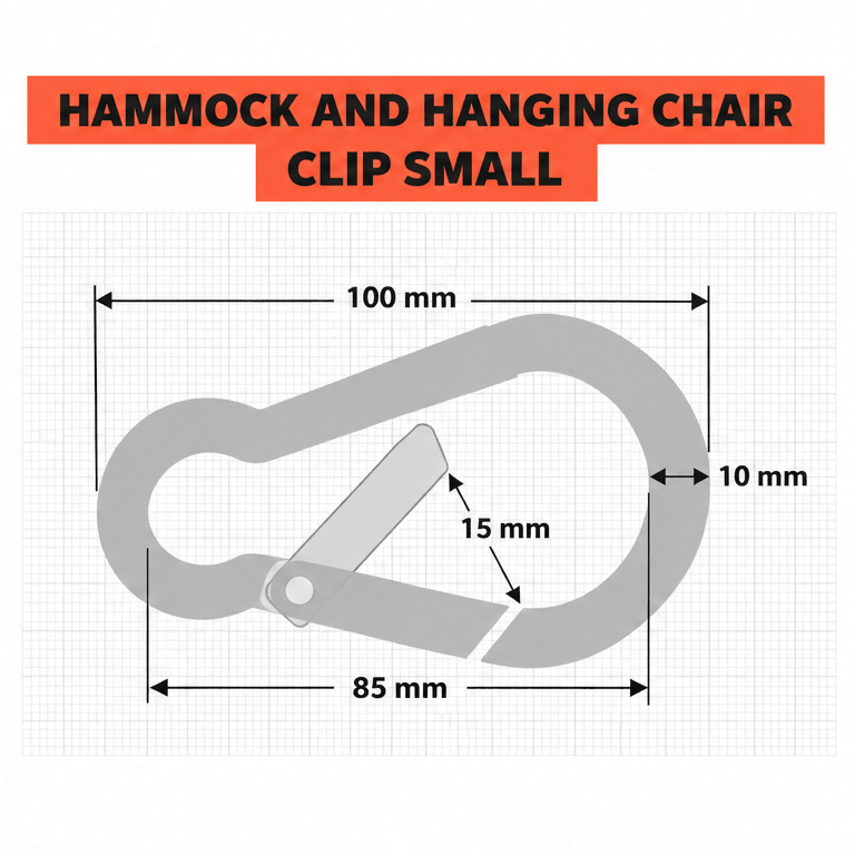 Hammock and Hanging Chair Clip Small