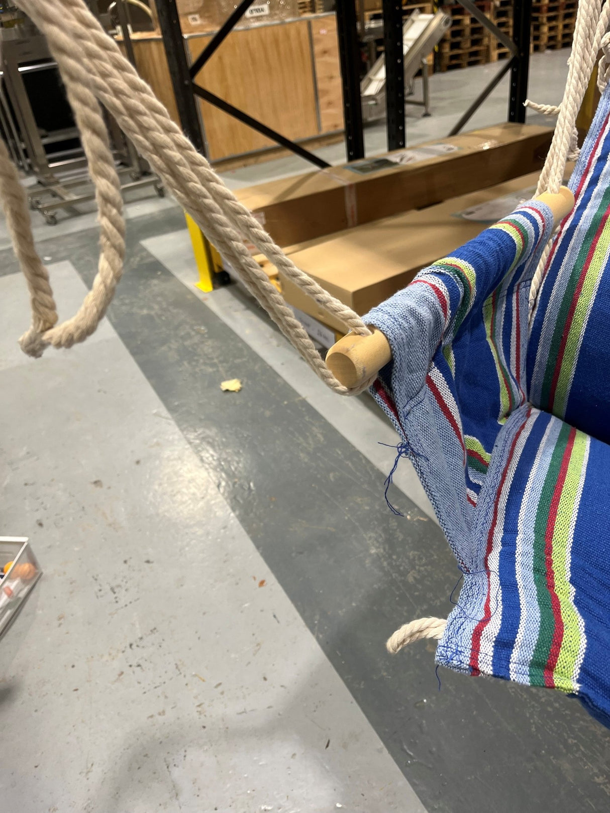 Palau Ocean hammock chair rope not attached properly