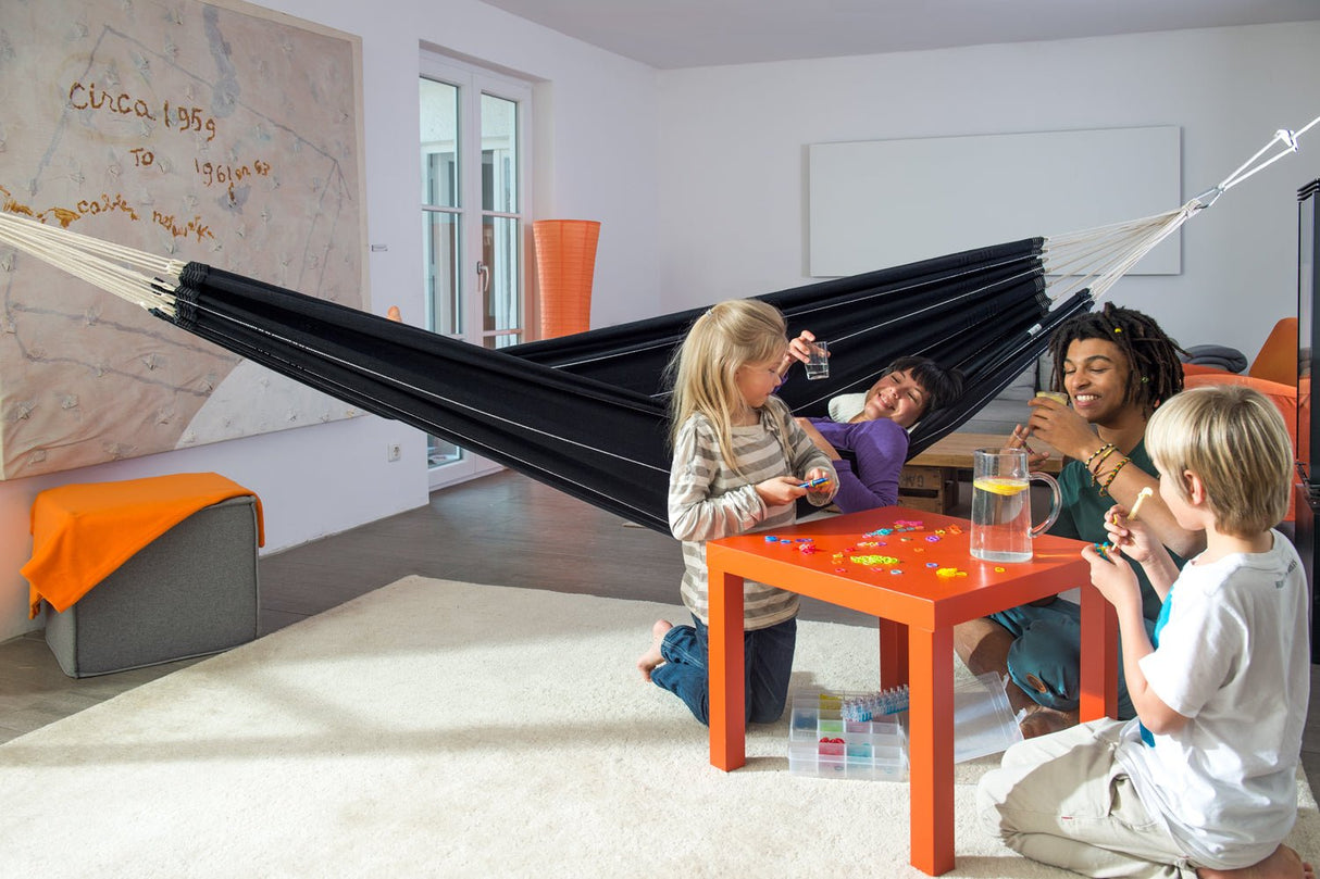 Amazonas None Spreader Bar Hammock Barbados Black Hammock