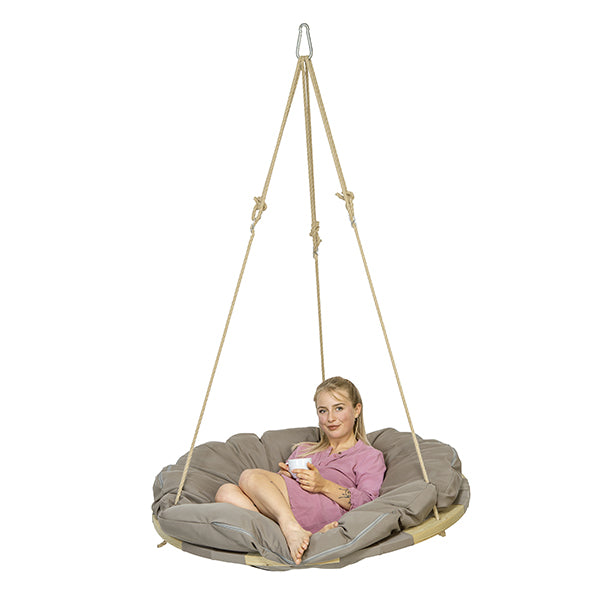 Swing Nest Hanging Chair Taupe