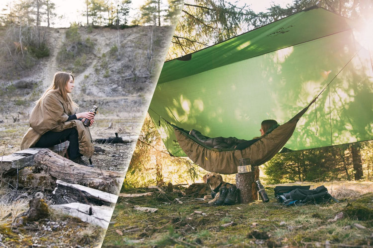 Underquilt Poncho Outside