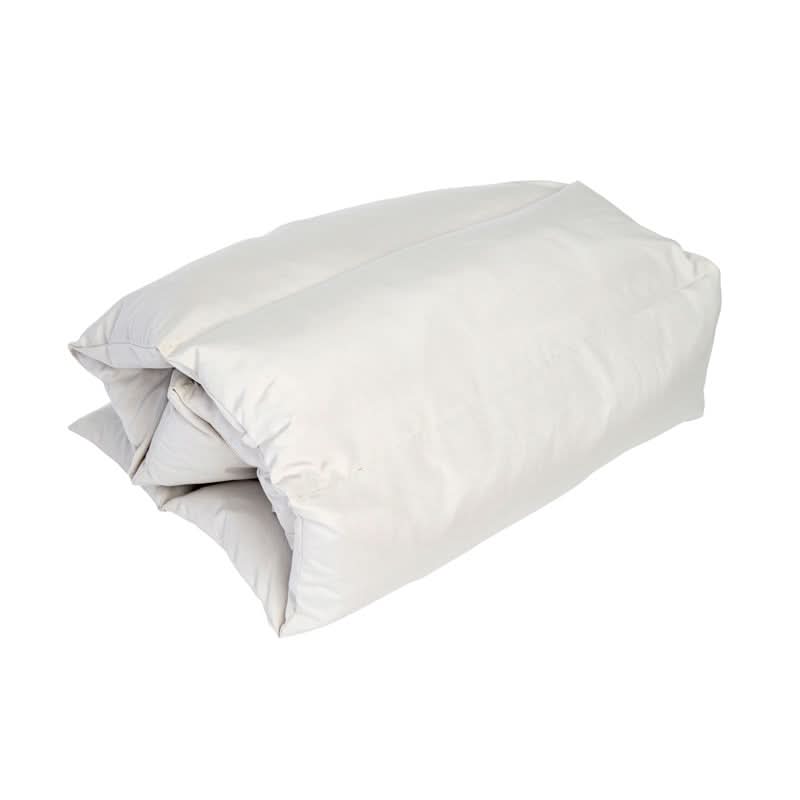 White pillow on a white background