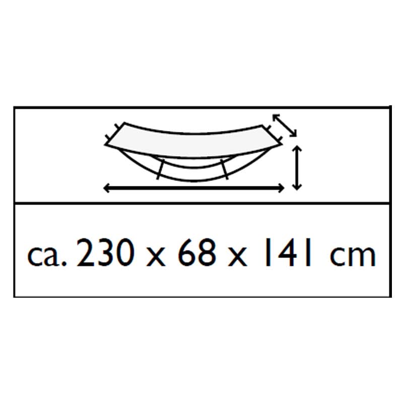 Amazonas Hammock Set Lounge Bed - Anthracite