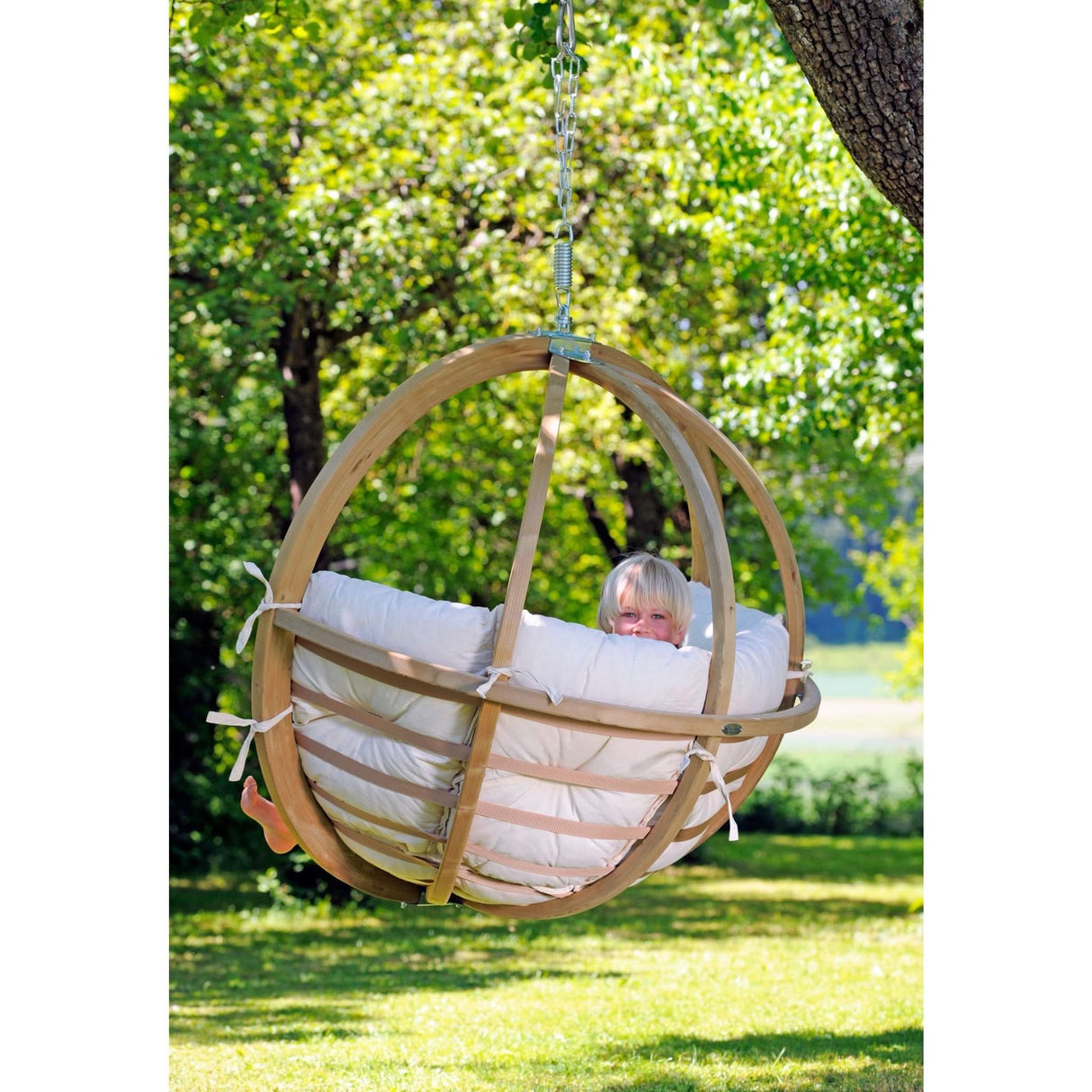 Amazonas Hanging Chair Globo Single Natura Hanging Egg Chair