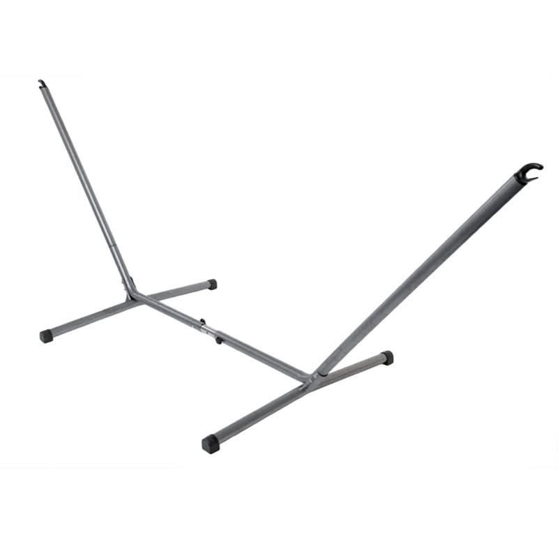 Metal stand with adjustable arms on a white background