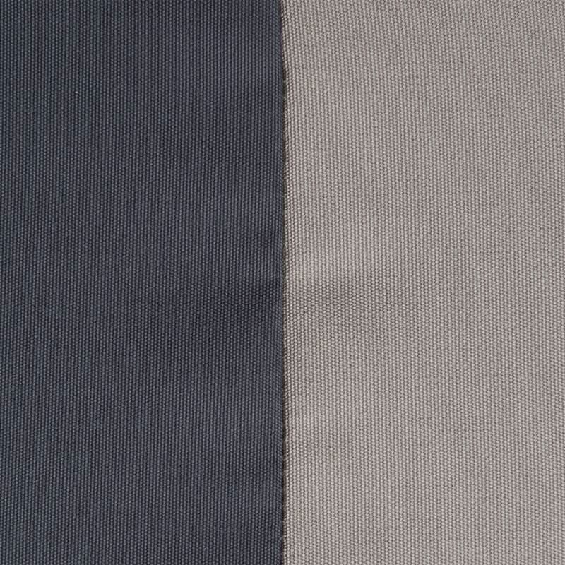 Two-tone fabric swatch with dark grey and light grey colours.