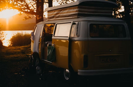 Hammock in a Campervan
