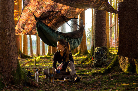 Hammock Camping in the Forest