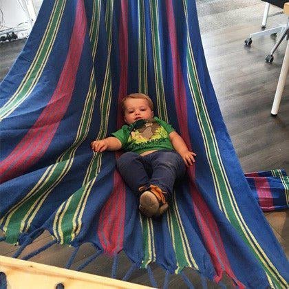 We've recruited a new hammock tester - Simply Hammocks