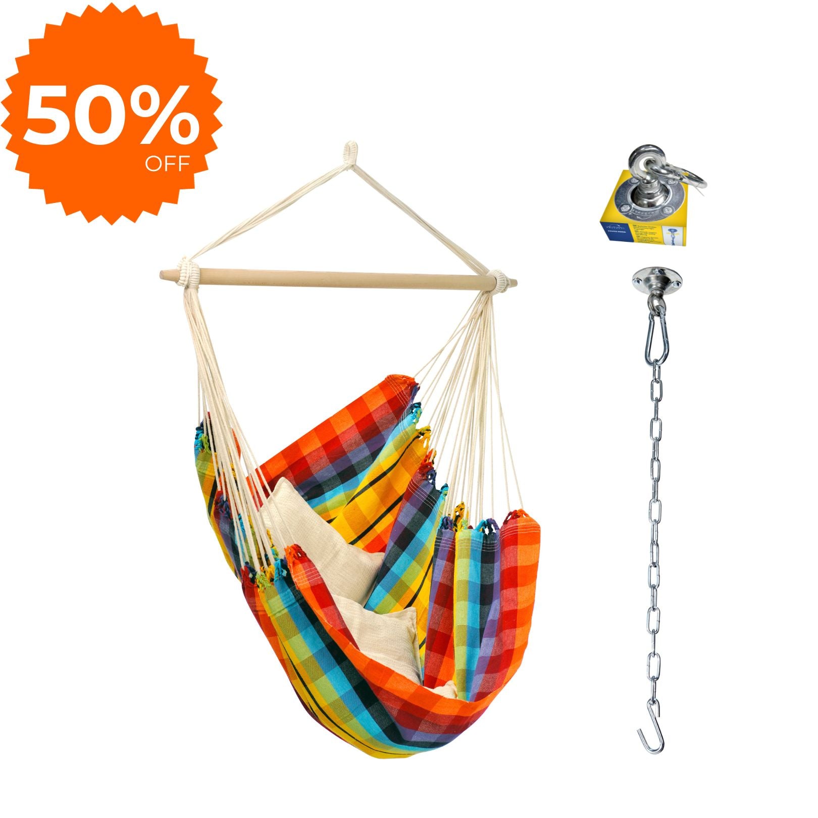 Brasil Hanging Chair Rainbow