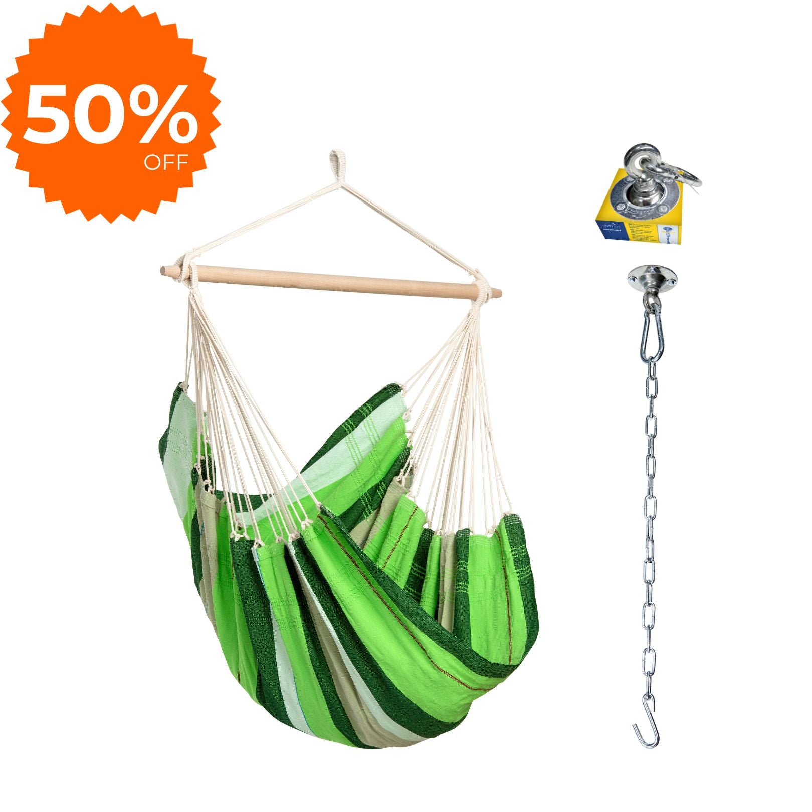 Brasil Hanging Chair Oliva Green