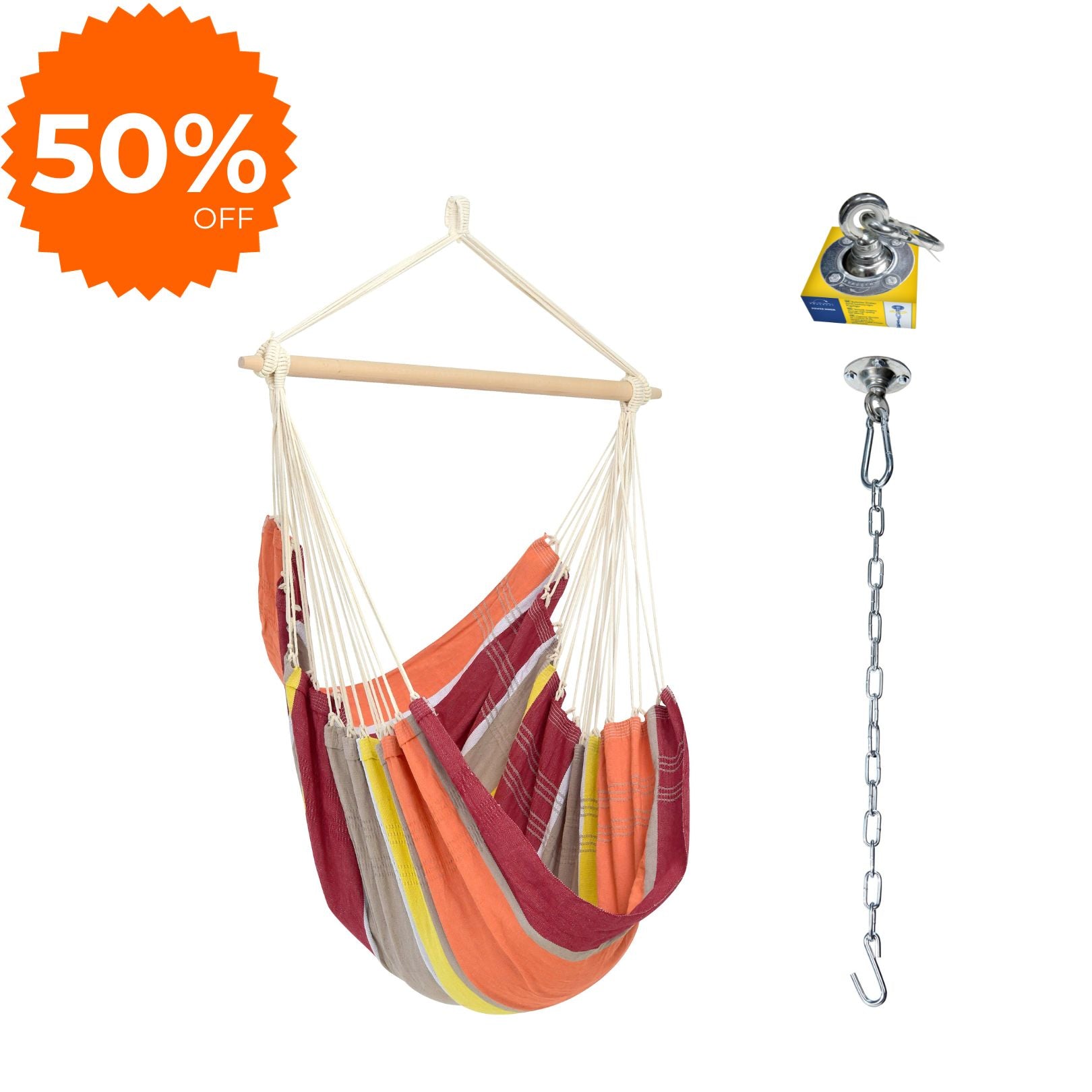 Brasil Hanging Chair Acerola Coral