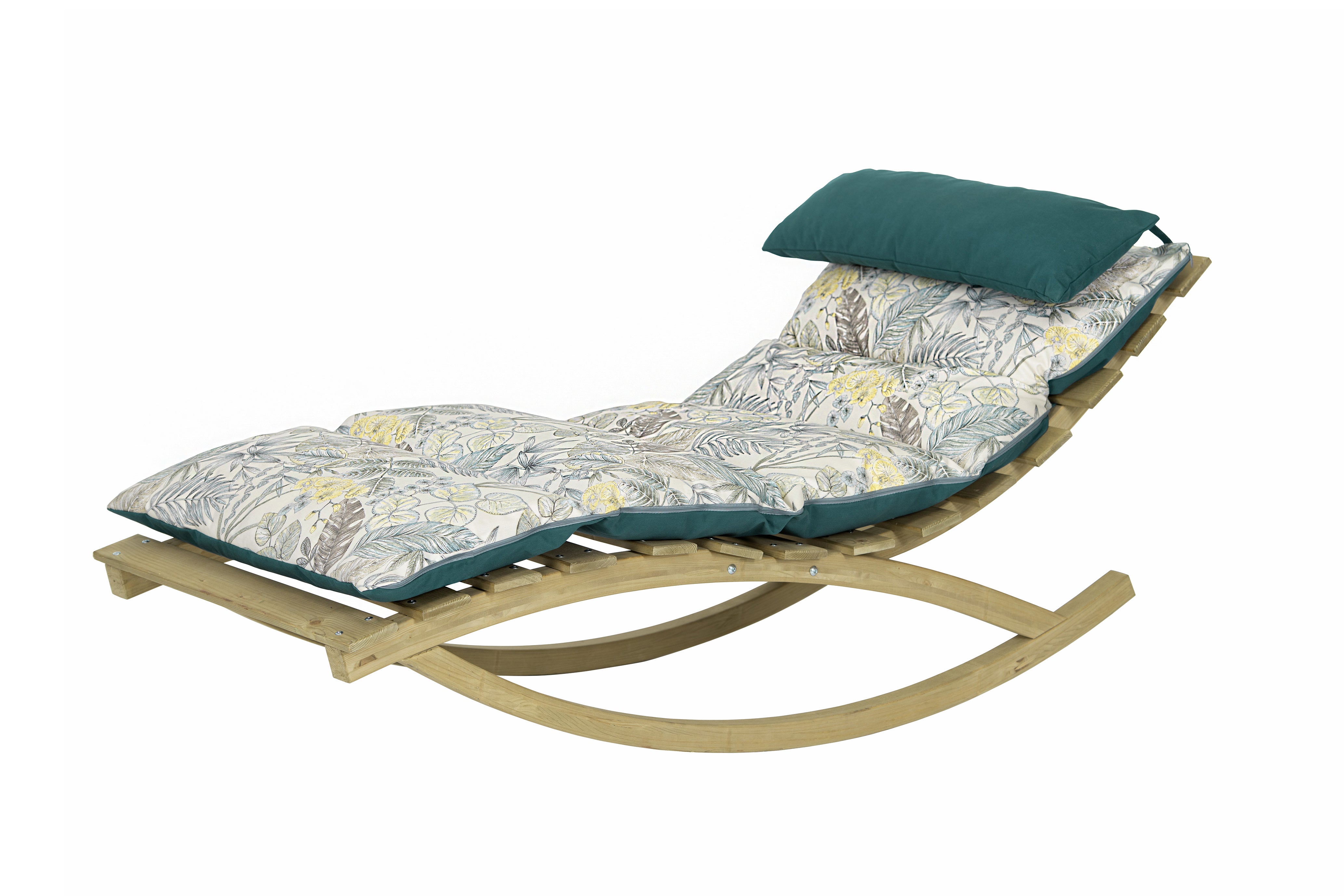 Rocking Lounger Green
