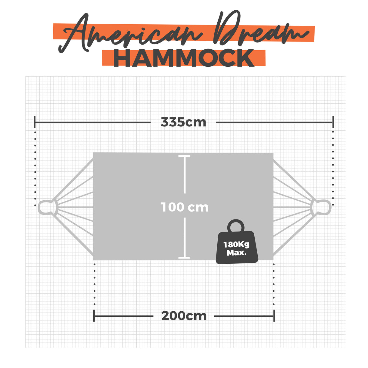 American Dream Metal Hammock Set