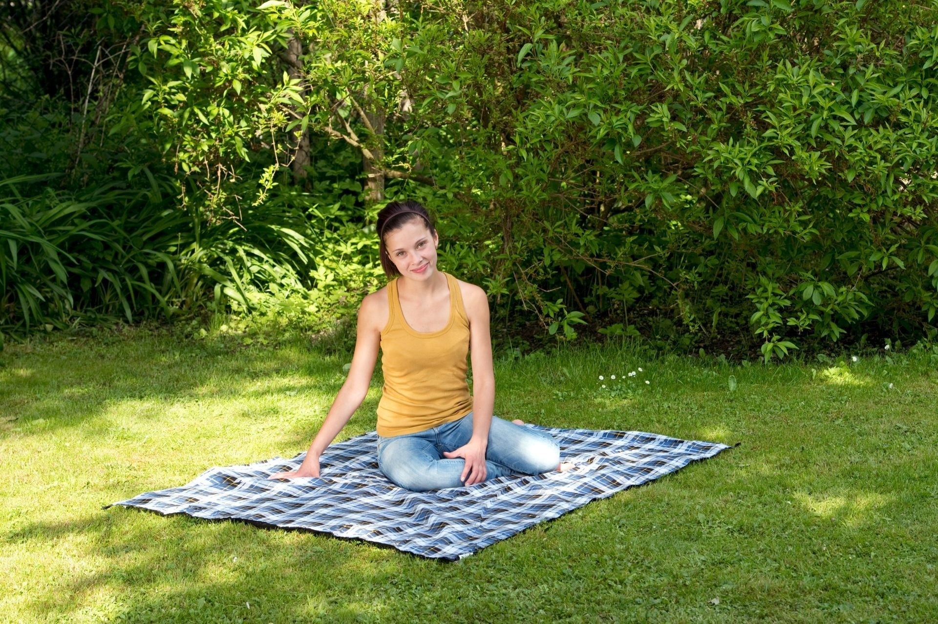 Travel Blanket ultra-light  Garden