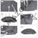 Amazonas Accessories Globo Double Royal Seater Taupe Pillowcase Only (Grade: B)