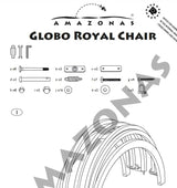 Amazonas Accessories GLOBO ROYAL DOUBLE CHAIR REPLACEMENT PARTS