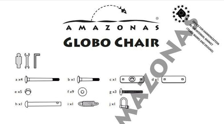 Amazonas Accessories GLOBO SINGLE CHAIR REPLACEMENT PARTS