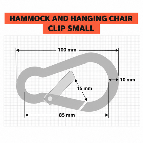 Hammock and Hanging Chair Clip Small