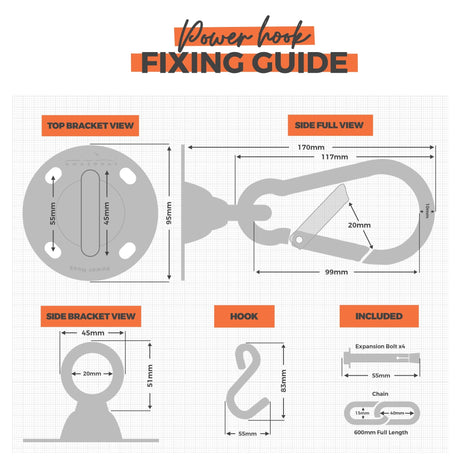 Amazonas Accessories Power Hook Hammock Fixing