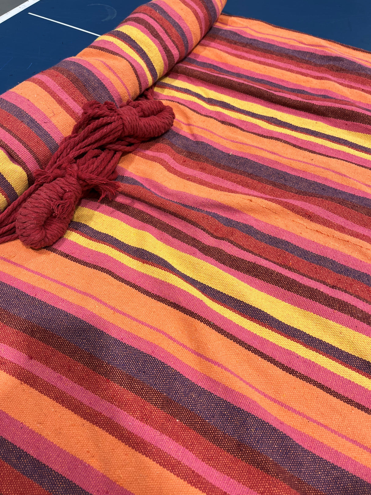 Tonga Vulcano hammock with faded colour fabric