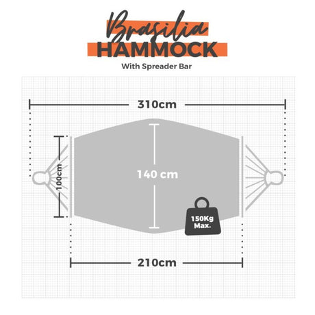 Amazonas Hammock Set Brasilia Apollo Hammock Set