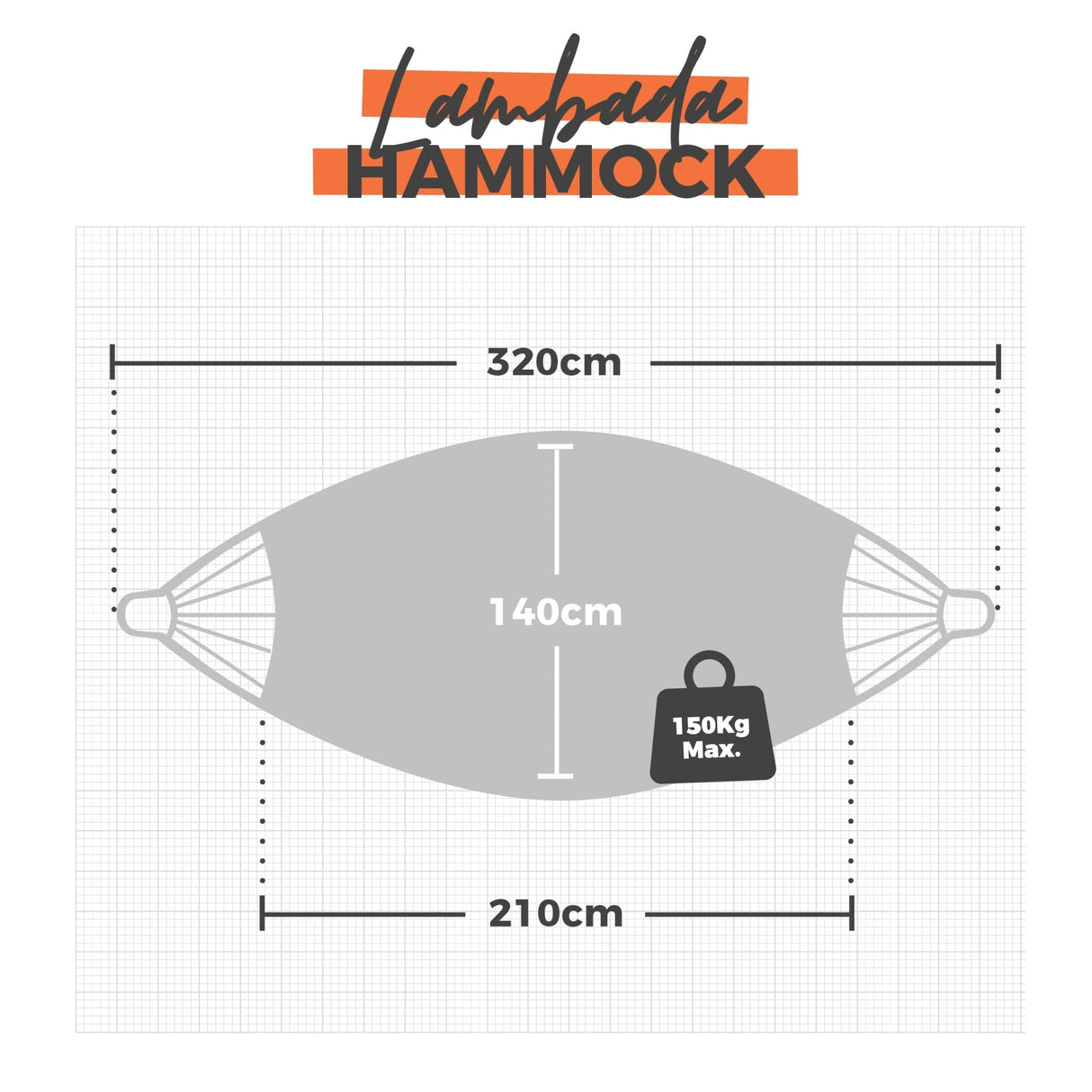 Amazonas Hammock Set Lambada Rockstone Hammock Set