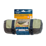 Mosquito net hammock with packaging on a white background