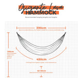 Gigante Lava hanging dimensions on white background