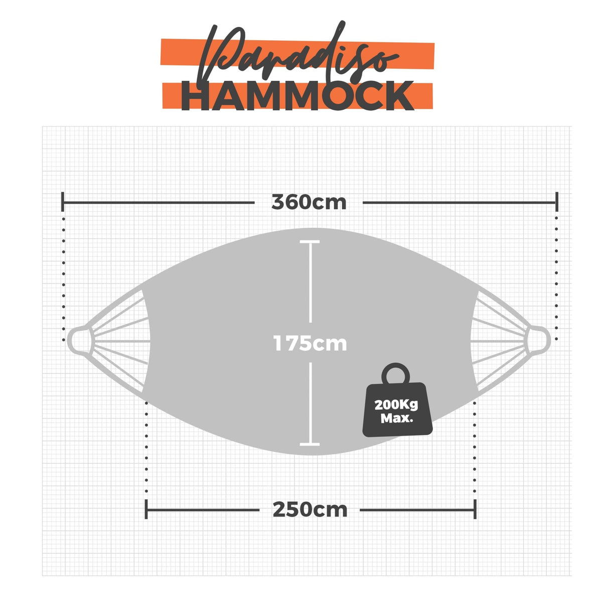 Amazonas None Spreader Bar Hammock Paradiso Terracotta Hammock