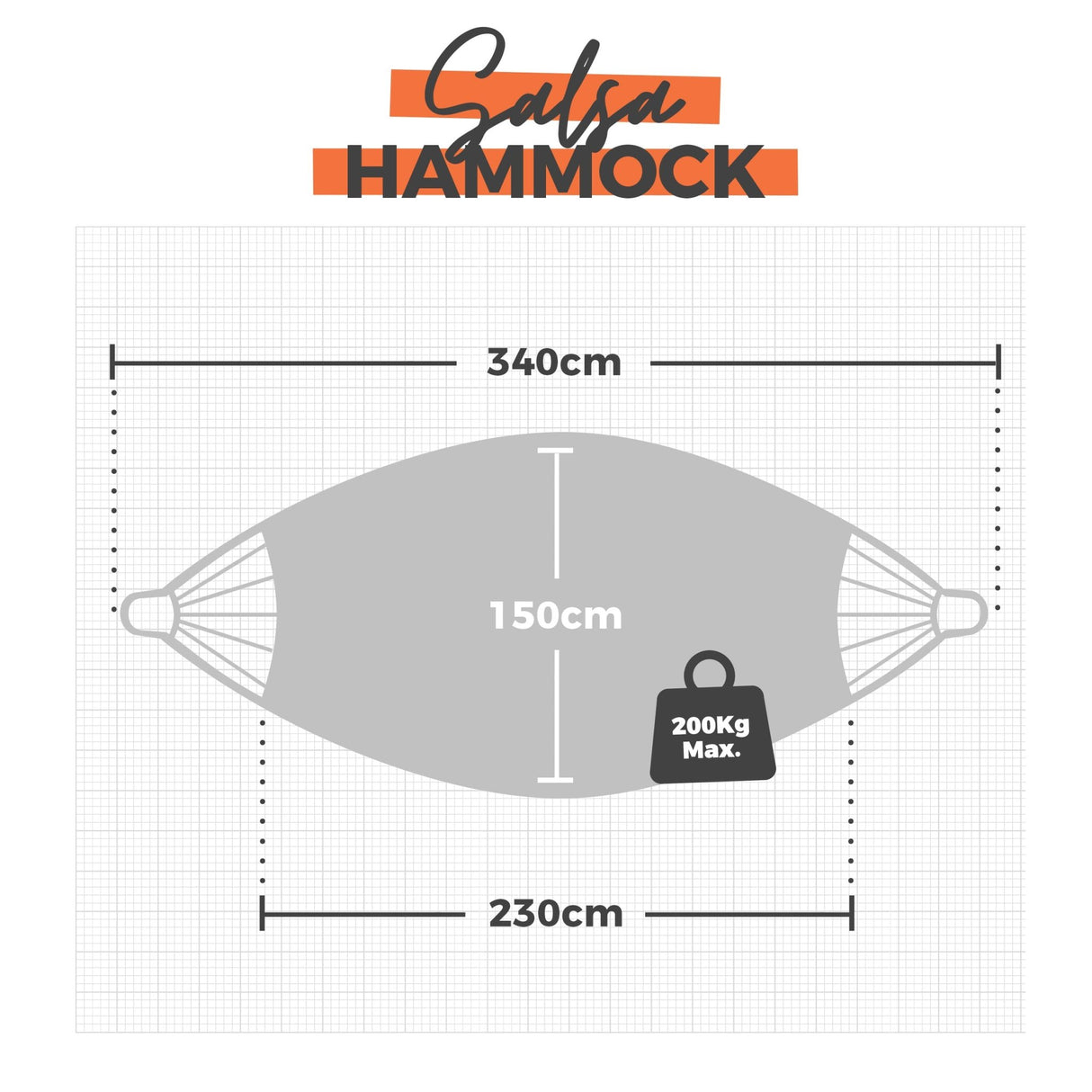 Amazonas None Spreader Bar Hammock Salsa Marine Hammock