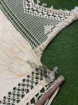 Mildew and discolouration on a hammock