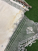 Mildew and discolouration on a hammock