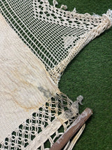 Mildew and discolouration on a hammock