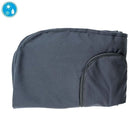 Grey fabric cover with a water droplet icon on a white background