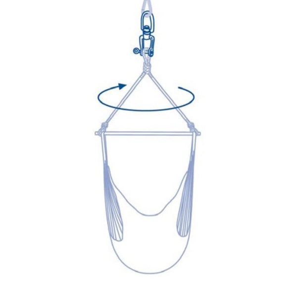 Hammock with a hook on a white background