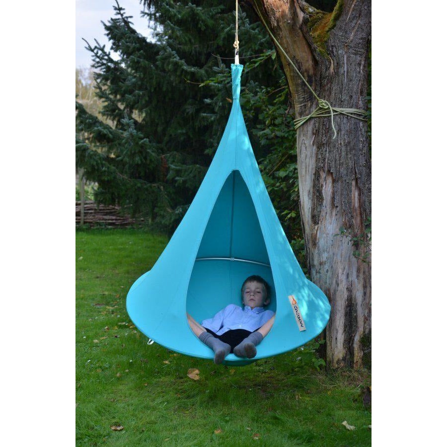 Cacoon Cacoon Bonsai Kids Hanging Nest Chair - Turquoise - Simply Hammocks -  - 3