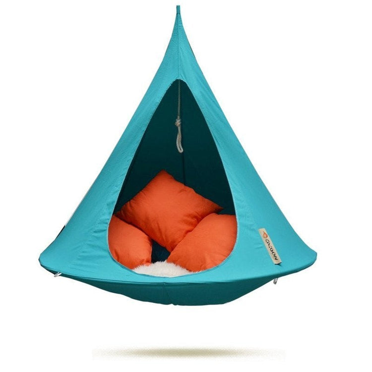 Cacoon Cacoon Bonsai Kids Hanging Nest Chair - Turquoise - Simply Hammocks -  - 1