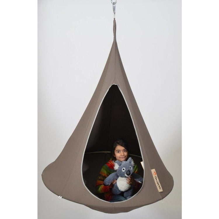 Cacoon Cacoon Bonsai Kids Hanging Nest Chair - Taupe - Simply Hammocks -  - 3