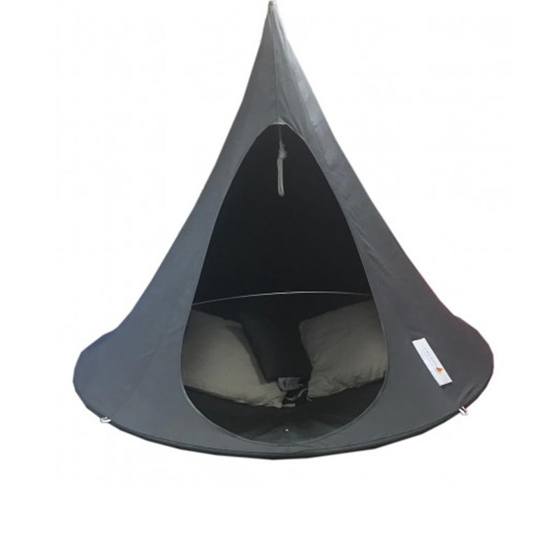 Cacoon Double Hanging Nest Chair - Anthracite