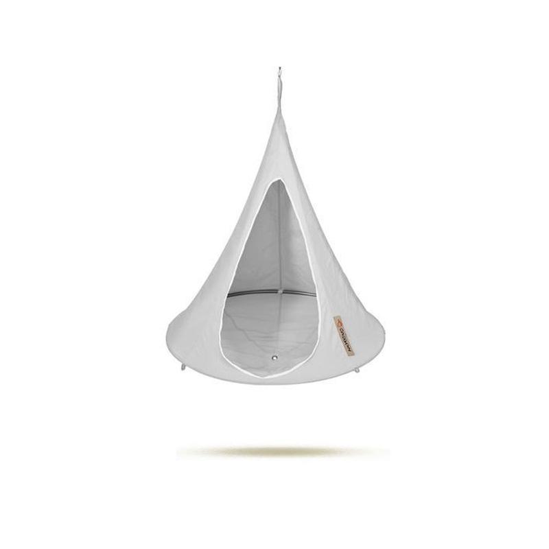 Cacoon Double Hanging Nest Chair - Light Grey
