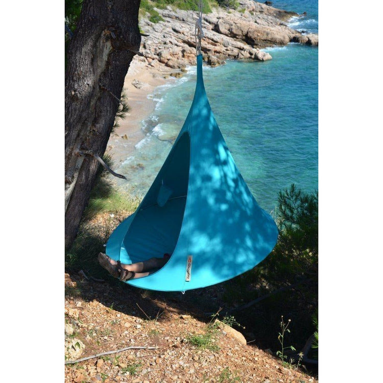 Cacoon Cacoon Double Hanging Nest Chair - Turquoise - Simply Hammocks -  - 3