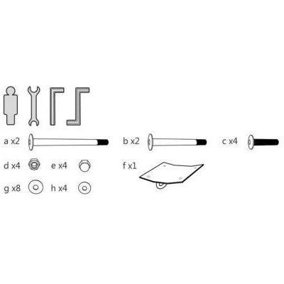 Simply Hammocks Accessories GLOBO SINGLE STAND REPLACEMENT PART A (x 1 piece)