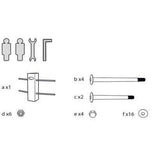 Amazonas Hammock Parts & Accessories GLOBO ROYAL DOUBLE STAND REPLACEMENT PARTS